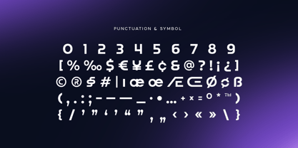 Mained Font Poster 11