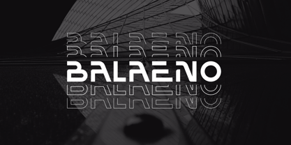 Balaeno Font Poster 1