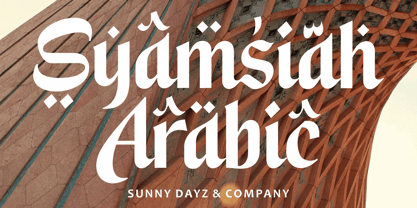 Syamsiah Arabic Font Poster 1