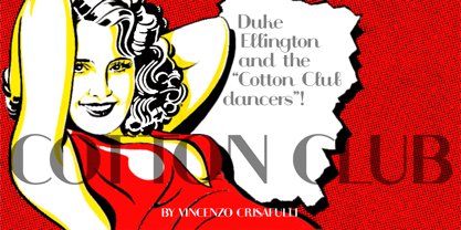 Cotton Club Font Poster 11