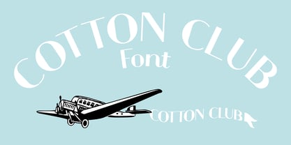 Cotton Club Font Poster 3