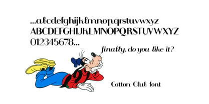 Cotton Club Font Poster 13