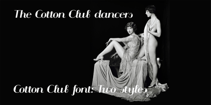 Cotton Club Font Poster 12