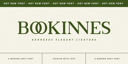 Bookinnes Font Poster 1