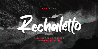 Rechaletto Font Poster 1