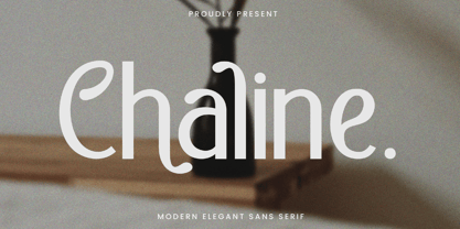 Chaline Font Poster 1