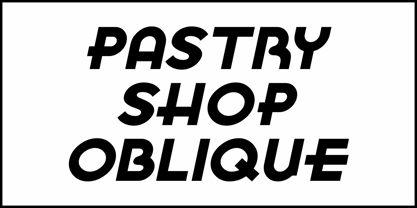 Pastry Shop JNL Font Poster 4