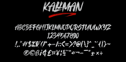 The Kallman Font Poster 10