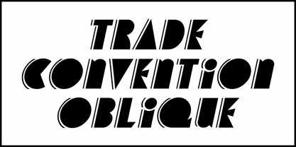 Trade Convention JNL Font Poster 4