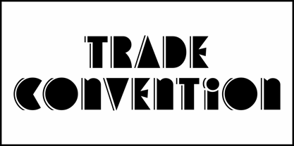 Trade Convention JNL Font Poster 2
