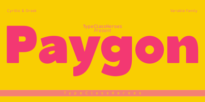 Paygon Font Poster 1