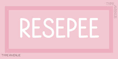 Resepee Font Poster 1