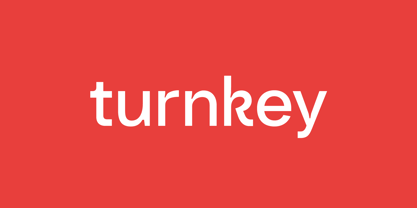 Turnkey Font Poster 1