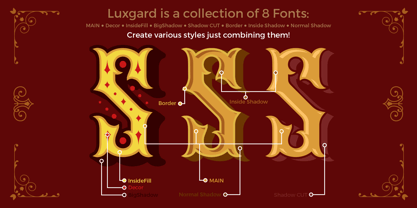 Luxgard Font Poster 2