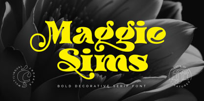 Maggie Sims Font Poster 1