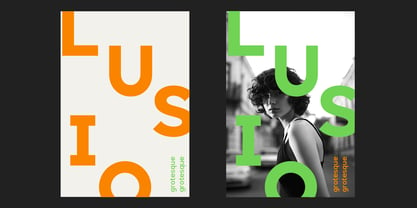 Lusio Font Poster 10