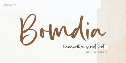 Bomdia Font Poster 1