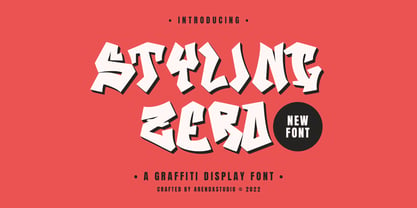 Styling Zero Font Poster 1