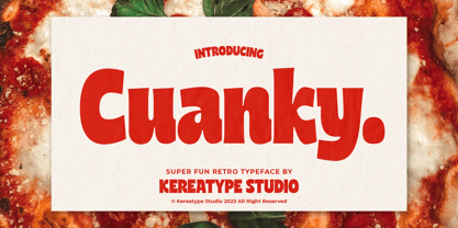 Cuanky Font Poster 1