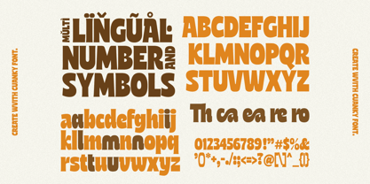 Cuanky Font Poster 10