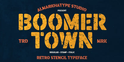 Boomer Town Font Poster 1