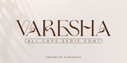 Varesha Font Poster 1