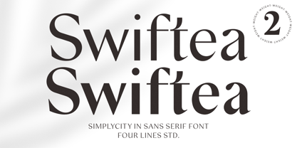 Swiftea Font Poster 1