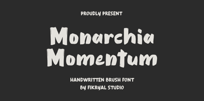 Monarchia Momentum Police Affiche 1