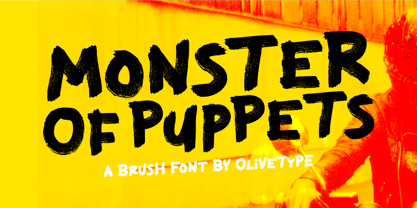 Monster Of Puppets Font Poster 1