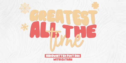 Greatest All of Time Font Poster 1