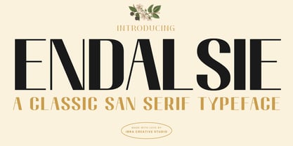 Endalsie Font Poster 1