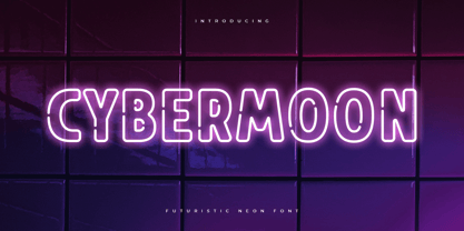 Cybermoon Font Poster 1