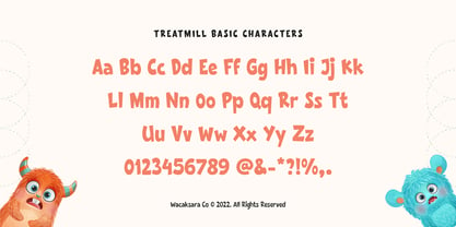 Treatmill Font Poster 6