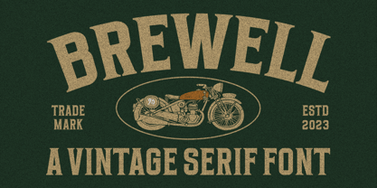 Brewell Font Poster 1