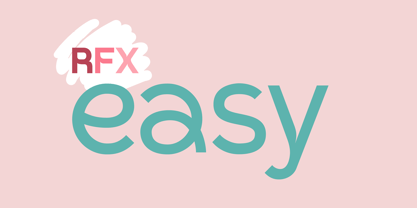 RFX easy Font Poster 1