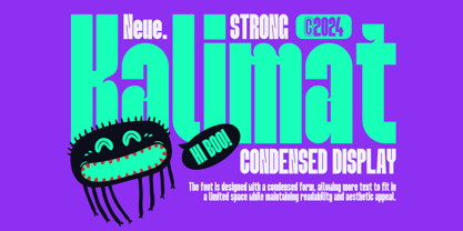 Neue Kalimat Font Poster 2