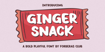 Ginger Snack Font Poster 1