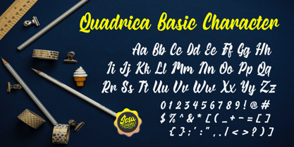 Quadrica Font Poster 2