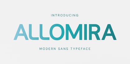 Allomira Font Poster 1