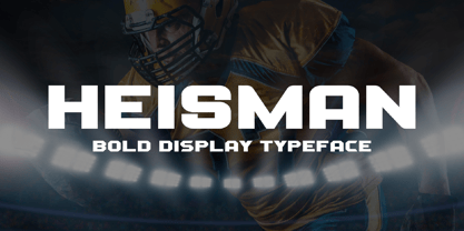 Heisman Font Poster 1