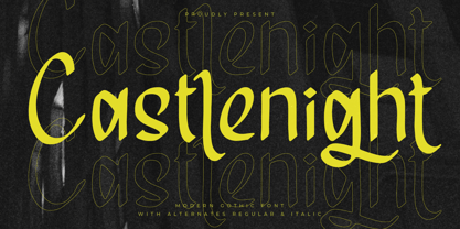 Castlenight Font Poster 1