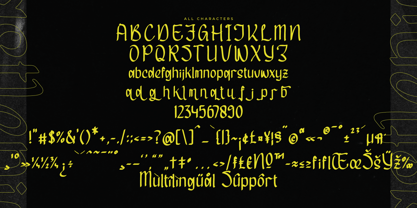 Castlenight Font Poster 8