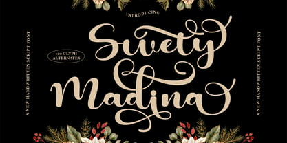 Swety Madina Font Poster 1