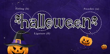 Halloween Rules Fuente Póster 7
