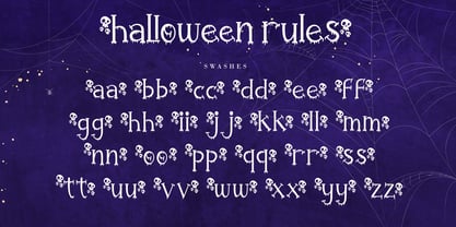 Halloween Rules Font Poster 9