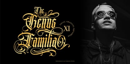 Black Famous Font Poster 5