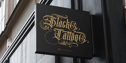 Black Famous Font Poster 11