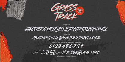 Grasstrack Font Poster 6