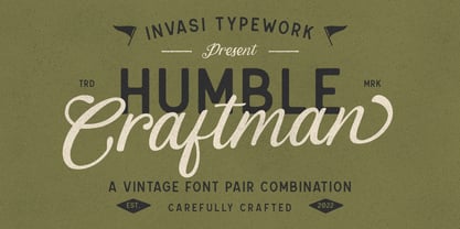 Humble Craftman Font Poster 1