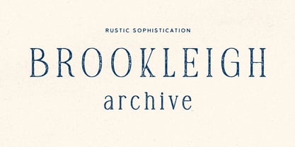 TC Brookleigh Archive Font Poster 1